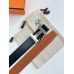 Hermes Constance Reversible Belt 38MM in Gold Clemence Leather