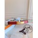 Hermes Kelly 18 Belt in Red Epsom Leather