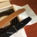 Hermes Constance Belt Buckle  Brown & Black Clemence 32 MM Strap